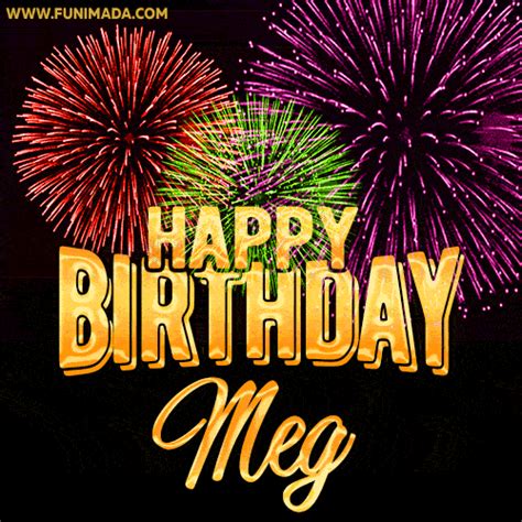 To the love of your life, your wife. . Happy birthday meg gif